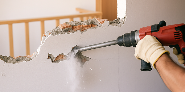 Illustration representing the cost guide for Demolition